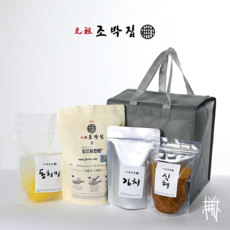 [조박집] 마포 45년 돼지갈비 맛집 시그니처 메뉴 선물세트 양념목살500g+김치400g+동치미1kg+식혜500ml