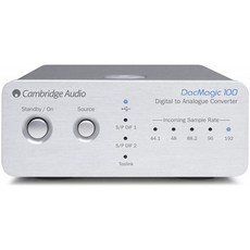 Cambridge Audio DacMagic 100 S / PDIF 디지털-아날로그 컨버터 DAC Toslink 입력 TV 호환 가능 192k, 1