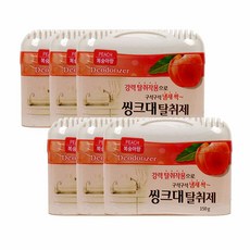 해피룸 씽크대 탈취제 150g 복숭아향 6개1세트, 6개