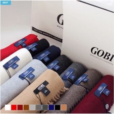 GOBI 고비 캐시미어 머플러 베이직/몽골캐시미어100 남자 여자 목도리 커플 크리스마스 선물