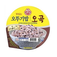 맛있는 오뚜기밥 오곡, 210g, 18개