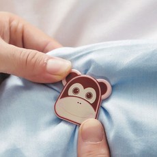 [판다G] 동물이불고정핀4p침대시트고정시트 침대커버고정 시트고정 이불고정 침대시트고정 시트고정클립 시트클립[생활 편의 안전 효율 실용], 기린