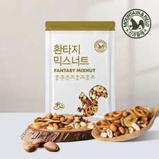 산과들에 [산과들에] 환타지 견과 믹스너트 1kg x2봉 (프레첼 아몬드 바나나칩 등), 환타지믹스너트1kg지퍼x2봉