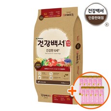 건강백서 생선 건강한 6세 플러스 애견사료, 연어, 10.2kg, 1개