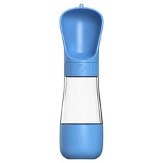중형견용 휴대용 물병 식품 물 용기 야외 산책 애완 동물 강아지, 7.Blue 320ml 170ml, 1개