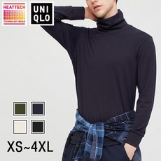 유니클로 MEN 히트텍 울트라웜 터틀넥T(긴팔) 20FW 429020/빅사이즈 남성내의