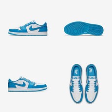 (해외배송) 100스퀘어 나이키 에어 조던 1 로우 SB UNC 다크 파우더 블루 MEN'S CJ7891-401 Dark Powder Blue.Dark Blue
