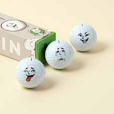 감정을 담아 날리는 프린 골프공 FRIN GOLF HEAD