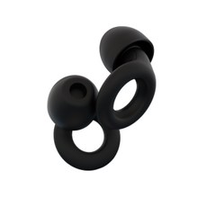 <Loop 공식 본사직영> 룹 콰이어트 이어플러그 - 소음 방지 수면용 업무 및 공부 집중 향상 귀마개, 블랙, 1개