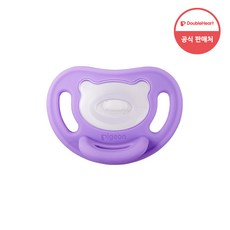 더블하트 Soft Buddy 노리개젖꼭지, 단품, 퍼플, 1개