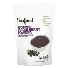 Sunfood 무가공 마키베리 분말 227g 가루 파우더 maqui berry power, 1개