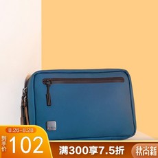 LEXON 레 상 (LEXON) 수납 가방 심 플 디자인 캐 주 얼 패션 여행 세면 남녀 출장 파 우 치 부품 열 압축 PU 2804 블 루