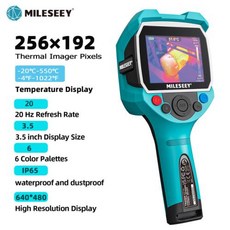 열화상카메라 스마트폰 MILESEEY TR256E TR256B 사냥 온도 측정 애완 동물 찾기용 256x192, 1개