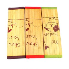 애견 애견매트 강아지 담요 스마일애견대나무매트 (M), (컬러랜덤), 1개