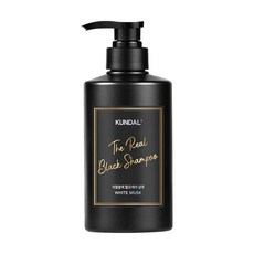 쿤달 더 리얼 컬러코팅 블랙샴푸 화이트머스크향, 2개, 500ml
