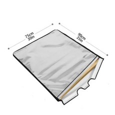 Selens 프로 비디오 스튜디오 스테인레스 플래그 패널 4 색 천 블랙 키트 사진 액세서리, 06 75x90cm Panel Cloth, 1개