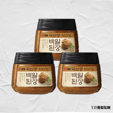 샘표 국산콩백일된장 국산된장 450g, 3개