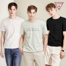 [미리주문10%]게스 24SS 로고 컬렉션 티셔츠 3종 남성용