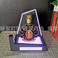양주거치대 위스키 LED 레이저조명 랙 받침대 클럽 바 파티 와인 보관 스탠드 홀더 진열대, 1개, 뉴와인시트2(백색광)