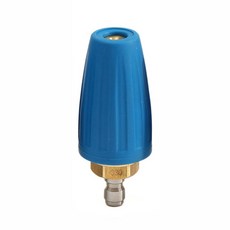세차건 VODOOL 5000psi 고압 수 세척 황동 회전 먼지 BlasterTurbo 노즐 자동차 와셔 용 녹 뿌리, 1개