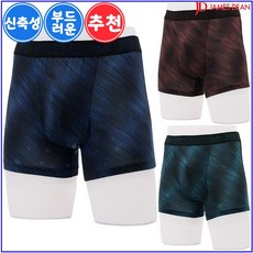 제임스딘 부드러운 프리미엄 기능성 드로즈 사각 팬티 3매입