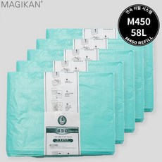 [매직롤]매직캔리필 450 [M450BW M450SW]용 휴지통 쓰레기통, 450R10B(10롤), 1개