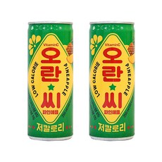 오란씨 파인애플 250ml x 12캔 과즙탄산, 12개