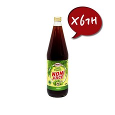 [Inno Superfood] 이노 슈퍼푸드 100% 유기농 노니 주스 1000ml_X6, 6개, 1000ml
