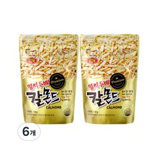 머거본 멸치 두배 칼몬드, 130g, 6개