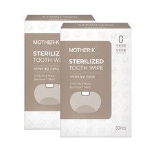 마더케이 유아 멸균 구강티슈 30p 120g 2개