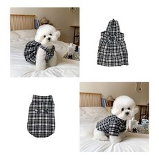 강아지 고양이 커플룩 드레스 셔츠 원피스 애경옷, 1개