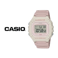 CASIO 카시오 W218HC-4A2 공용 우레탄밴드 손목시계 - hc4