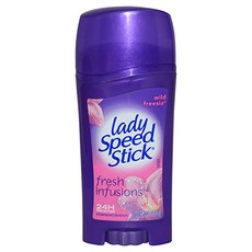 Lady Speed Stick Invisible Dry Antiperspirant & Deodorant Solid Wild Freesia 65g (Pack of 6), 단일상품