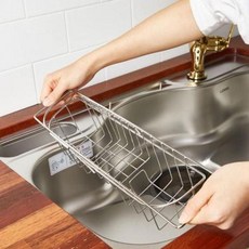 수세미 세제 정리대 슬라이드 랙, 단일상품1, 단일상품0, 기본
