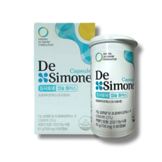 DeSimone 유산균 1위 프리미엄 유산균 드시모네 캡슐 플러스 유산균 700mg x 60 캡슐 1박스, 단품, 1개, 60정