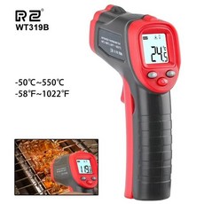 적외선 온도계 비 접촉 건 디지털 레이저 고온계, CHINA, WT319B, 1개