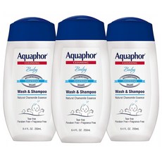 [250mlX3]Aquaphor Baby Wash Shampoo 아쿠아퍼 워시