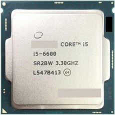 GKVXJLBGCPU cI56600 I5 6600 3.3GHz SR2BW/SR2L5 쿼드코어 쿼드스레드 CPU 프로세서 6M 65W LGA 1151 - i56600