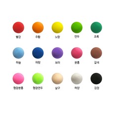 티니월드 뽀송클레이 50g 15색 세트, 1개