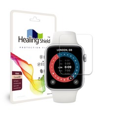 힐링쉴드 애플워치SE 7 6 5 4 프라임 고광택 액정보호필름 2매 44mm, 애플워치3 38mm/고광택 액정보호필름2매