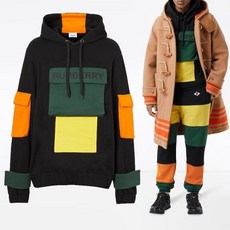 버버리 20FW 러드포드 LUDFORD 블럭 포켓 후드티 8023876