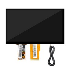 7인치 1024*600 화면 디스플레이 LCD 드라이버 컨트롤러 보드 라테판다 라즈베리 파이 PC DIY 개발, 한개옵션1, 02 LCD Touch
