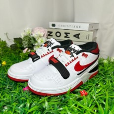 [국내매장판] 나이키 X 빌리 아일리시 운동화 에어 알파 포스 88 레드 앤 화이트 데일리 스니커즈 신발 런닝화