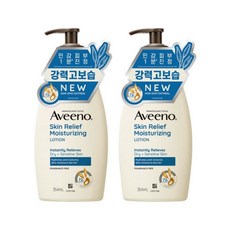 아비노 스킨릴리프 모이스춰라이징 바디로션, 354ml, 2개