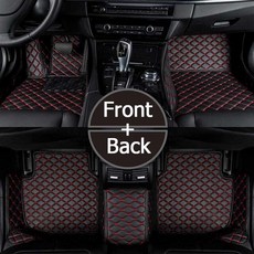 ZHOUSHENGLEE Mitsubishi outlander pajero grandis ASX pajero 스포츠 랜서 galant lancer-ex foot Mats, 03 Single layer red