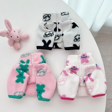 강아지 후리스 점퍼 바니 간절기 따뜻한 겨울 강아지옷 아우터 S, 1개, 그린