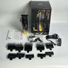 미용실바리깡 남자바리깡 JRL 남성용 전기 헤어 클리퍼 무선 이발 기계 커팅 도구용 이발기, 2) 2020C Gold - Eu 플러그