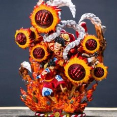 ROSEM 원피스 피규어 루피 스네이크맨 개틀링, 옵션, A