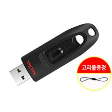 샌디스크 USB 2.0 3.0 3.1 3.2 OTG 8핀 C타입 아이폰 갤럭시 컴퓨터 8GB 16GB 32G 64GB 128GB 256GB 512GB 저용량 대용량 + 고리줄, CZ48, 32GB, 1개