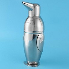 와인앤쿡 홈바칵테일 펭귄모양 쉐이커 1개